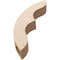 Ekena Millwork 3-inch W x 16-inch D x 16-inch H Ozark Rough Cedar Woodgrain TimberThane Knee Brace, Primed BRCUR03X16X16OZKRCPR - alternate 3